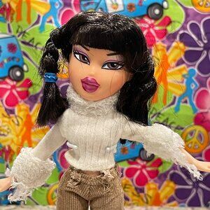 MGA Bratz Doll #25 Ponytail Jade Wintertime Wonderland Dressed Lot 15